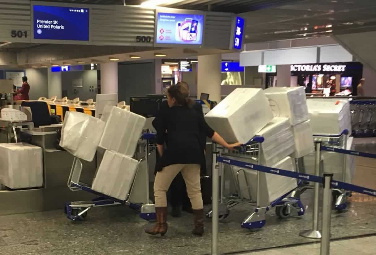 On board courier, expedite delivery Air Time Critical ATC